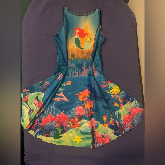 BlackMilk ARIEL VS URSULA INSIDE OUT DRESS Limited Museum Rare S Like New - Picture 6 of 9